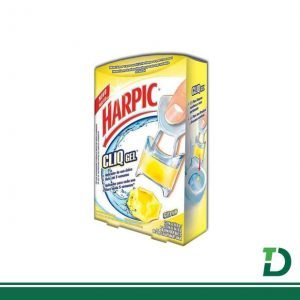 Cliq Gel Adesivo Harpic Citros c/ 5 aplicadores