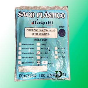 Saco de lixo Itaqui 100 Litros com 100 unidades