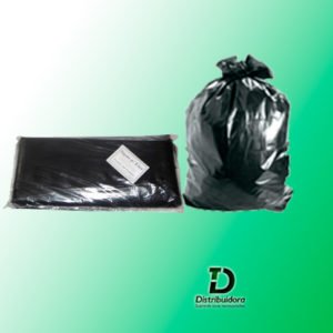 Saco De Lixo Preto c/ 100Unid 40 Litros