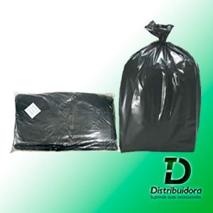 Saco De Lixo Preto c/ 100Unid 60 Litros - Imagem 2