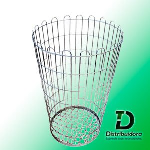 Cesto Aramado redondo p/ lixo 100 Litros JSN Ref: B5 - Imagem 2