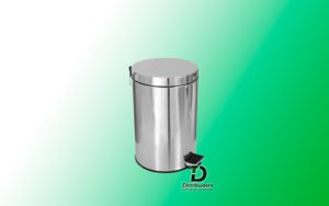 Cesto inox 12 Litros com pedal inox JSN Ref: PI12