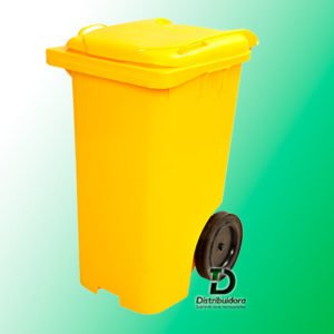 Contêiner plástico 240 Litros com rodas  de 200mm JSN Ref: C240a