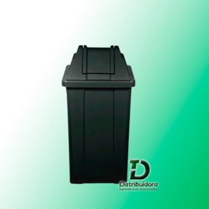 Cesto quadrado 25 Litros com tampa vai-vem JSN Ref: Q25
