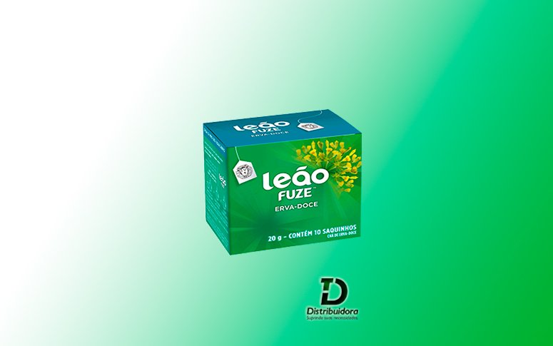 Chá Matte Leão Erva-doce Fuze com 10 saquinhos