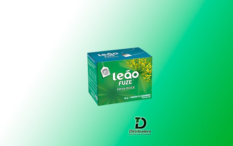 Chá Matte Leão Erva-doce Fuze com 15 saquinhos