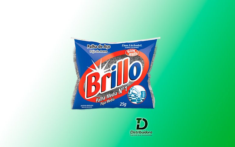 Palha de aço BOMBRIL Brillo Nº 1