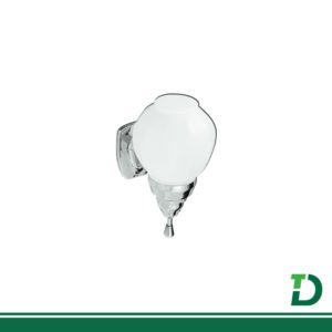 Saboneteira plástica cromada c/ válvula  500ml  JSN Ref: J1