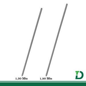 Cabos de Alumínio c/ rosca e s/ manopla