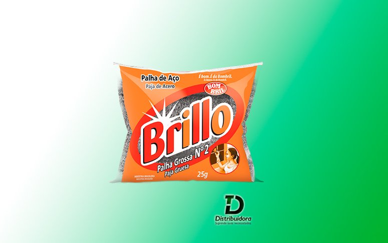 Palha de aço BOMBRIL Brillo Nº2