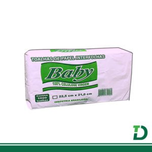 Interfolha Baby 2D Branco 100% Celulose Virgem