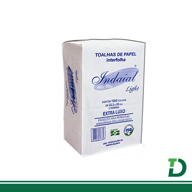 Interfolha Indaial Light 2D Branco 100% Celulose Virgem