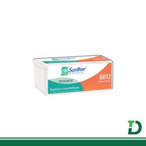Papel higiênico Interfolhado Cai Cai Sanhter Folha Dupla 100% Celulose Virgem