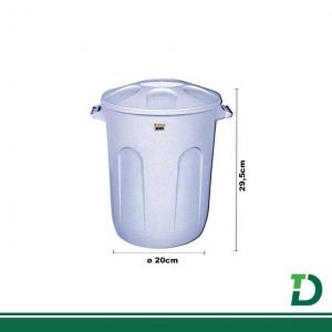 Lixeira Com Tampa JAGUAR plástico 10 Litros