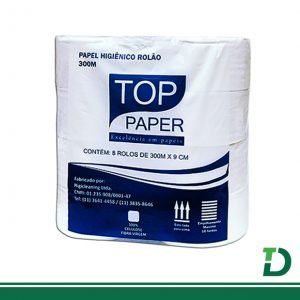 Papel Higiênico TOP Paper 300 Metros