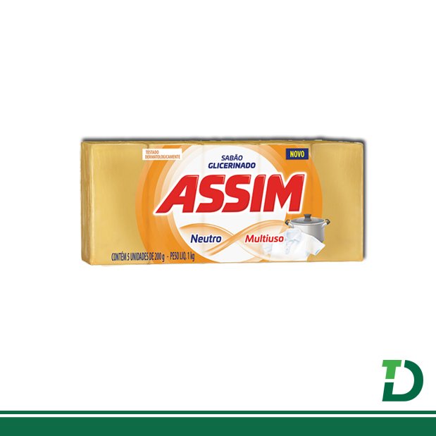 Sabão em Pedra ASSIM Neutro de 1kg