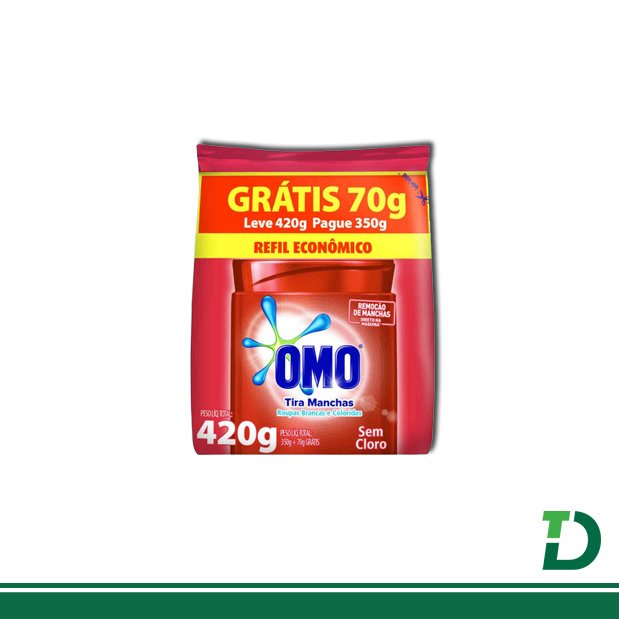 OMO Tira-Manchas Sem Cloro Pó 420gr