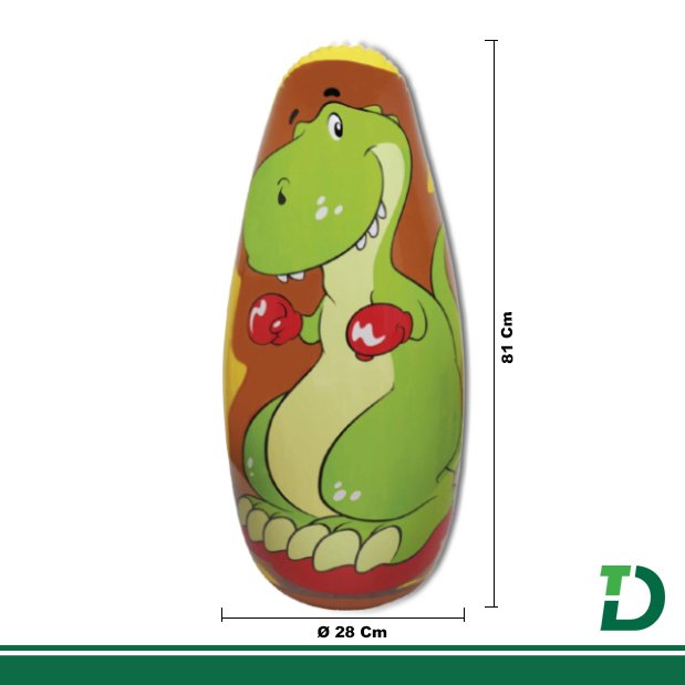 João Bobo Inflável Dinossauro MOR Ref: 001895