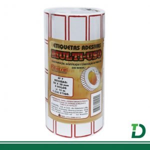 Etiqueta de Tarja Nº 07 Pct. com 4 Rolos