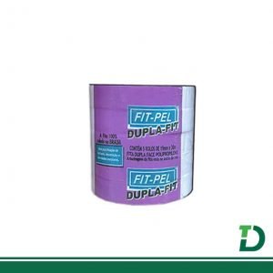 Fita Crepe Dulpa-Face Adesiva FIT-PEL 19mm x 30 Metros